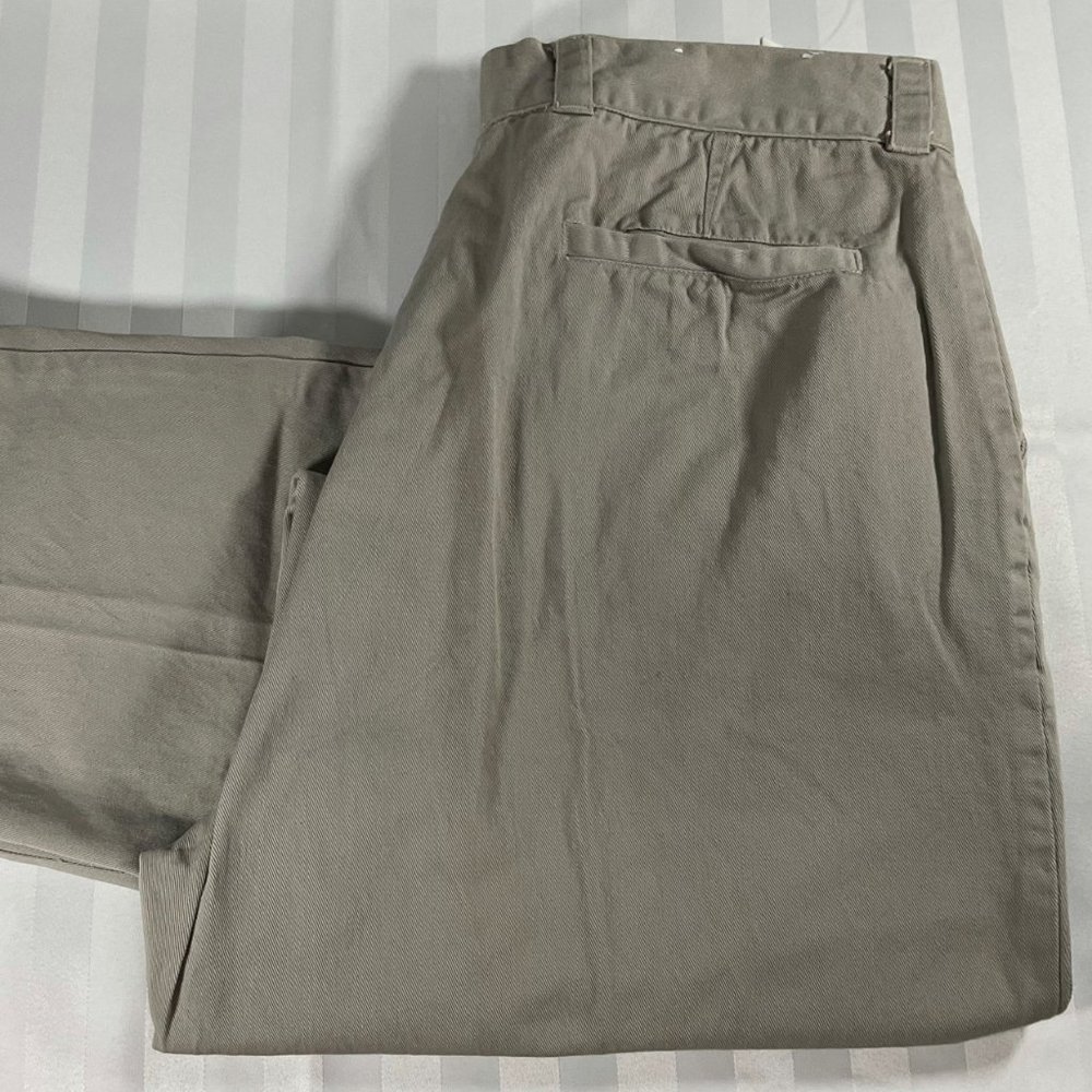 Size: 38 - Beige Double Pleated Pant